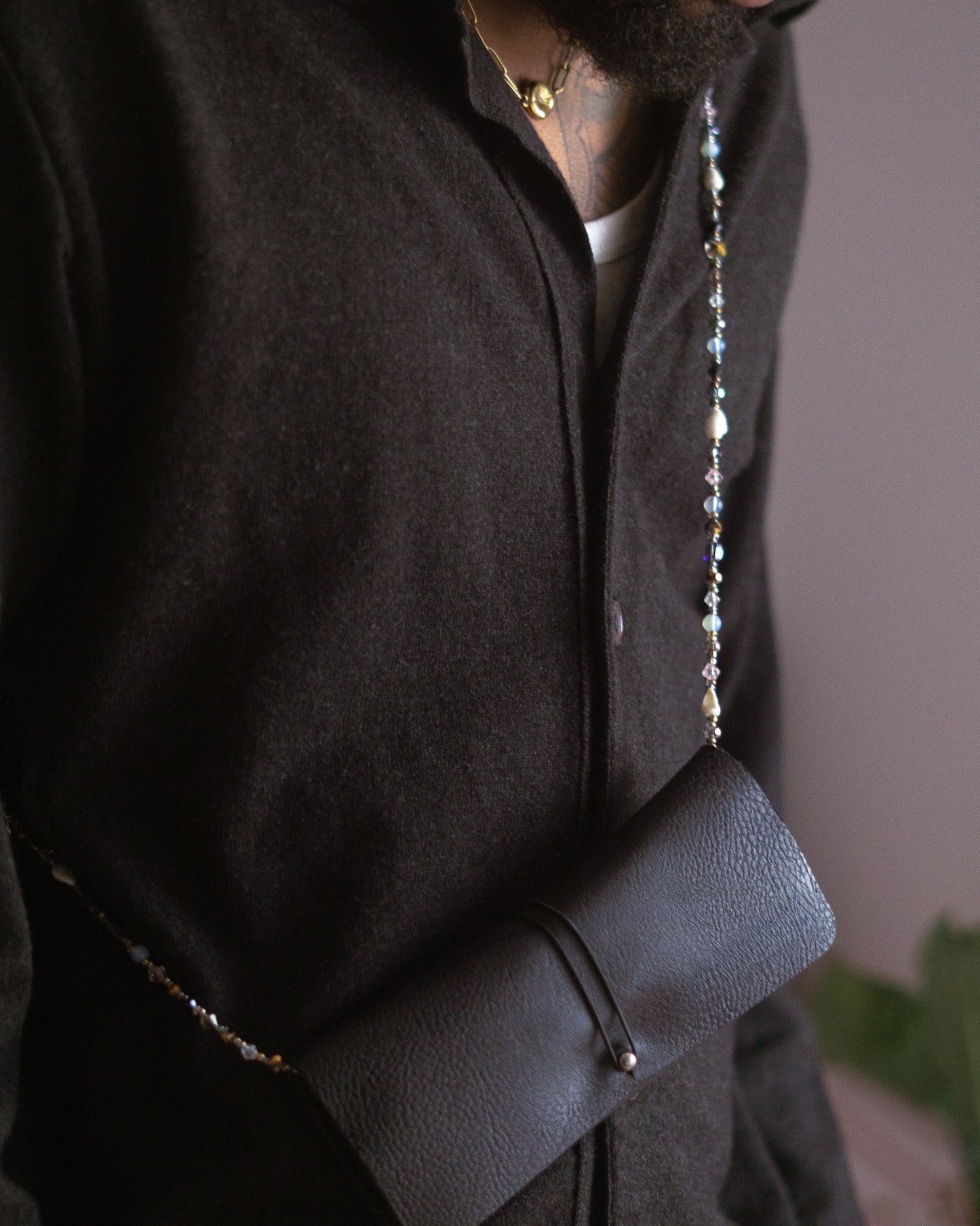 Chaine de lunettes en perles multiples - Kai